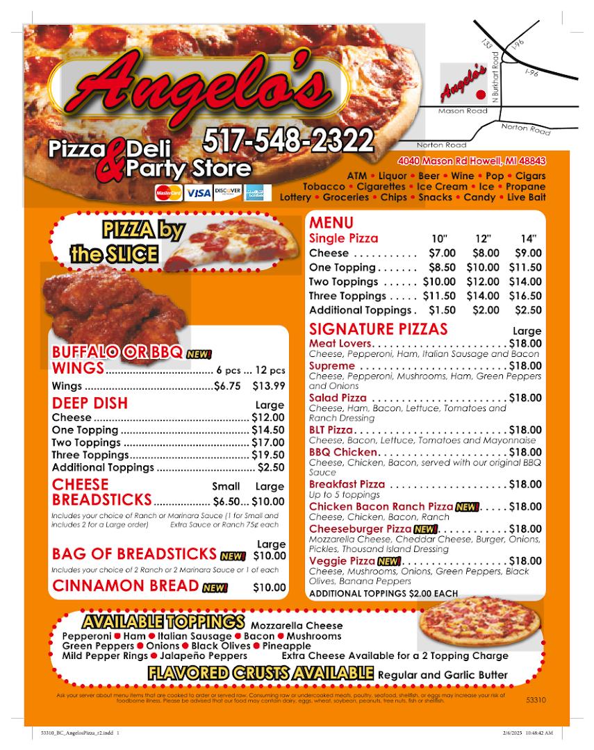 Angelo's Pizza Deli & Party