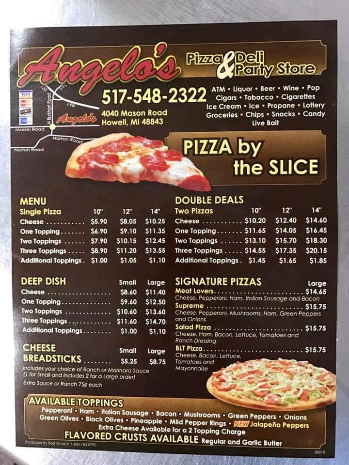 Angelo's Pizza Deli & Party Cheese Deep Dish Pizza (Large)